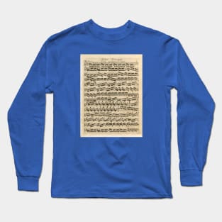 Vivaldi | Summer | Original handwritten score by Antonio Vivaldi | The four Seasons Long Sleeve T-Shirt